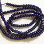 Agate mov inchis rondele mici fatetate sir aprox 18.5 cm