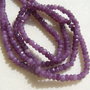 Agate mov pruna rondele mici fatetate sir aprox 18.5 cm