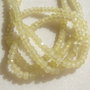 Agate galben pal rondele mici fatetate sir aprox 18.5 cm