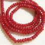 Agate visinii rondele mici fatetate sir aprox 18.5 cm