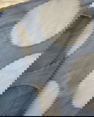 Set 2 perdele blue semitransparente