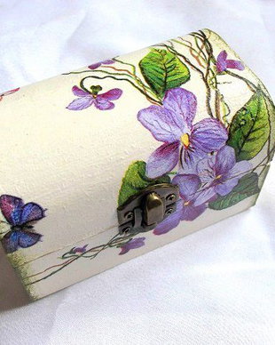 Cutie lemn decorata 32675
