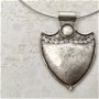 Pandantiv medieval zamac argintat