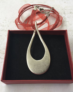 Colier MARTISOR zamac argintat
