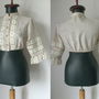 BLUZA BAVAREZA DANTELATA