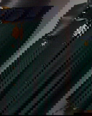 FUSTA STOFA LANA VERDE