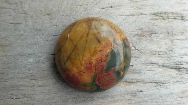 Cabochon jasp picasso, 25 mm