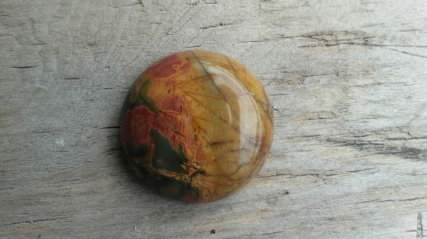 Cabochon jasp picasso, 25 mm