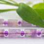 Ametrine/ametist fatetat 8x12mm, cod ID57 (1)