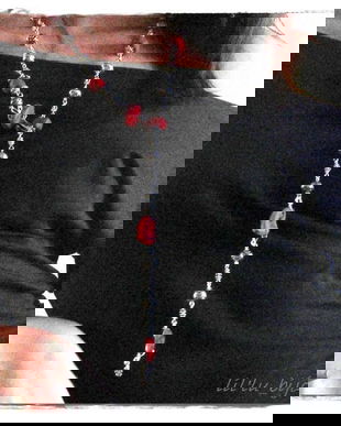 Colier''Red Cherry''