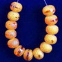 Rondele agate titanium