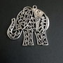 PANDANTIV ELEFANT - 53 X 51 MM
