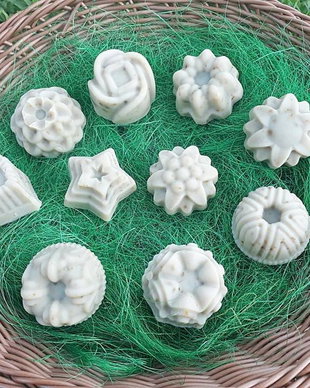 Mini sapunele revigorante, cu menta