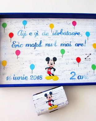 Set mot Mickey Mouse, set pentru taierea motului cu Mickey Mouse, set Mickey