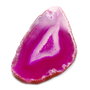 Pandant  Agat masiv  magenta - K947