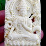 K0260 - Pandantiv, tridacna, Kwan Yin, 57x37x8mm