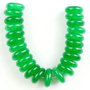 Rondele green jade