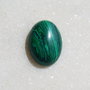 Cabochon 1 malachit de sinteza aprox 25x18x6.5 mm