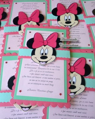 Invitatii Minnie