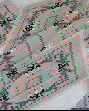 Set 3 mileuri brodate Craciun-NOI