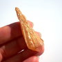 Pandant orange titanium  agat