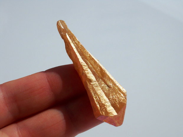 Pandant orange titanium  agat