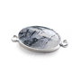 Conector Quartz turmalinat  in rama argintata