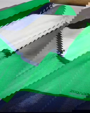 MANOLO  BORROMEO- ESARFA VINTAGE MATASE NATURALA