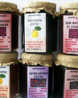 DULCEATA DE VISINE, CIRESE AMARE SI MERISOARE/ DULCEATA VISINE, CIRESE SI COACAZE / DULCEATA DE VISINE