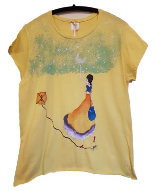 tricou pictat manual