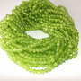 Margele sticla cracle. Margele verzi. Margele sticla 6 mm