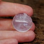 Cabochon quartz roz  - 23 mm - [ Q0 ]