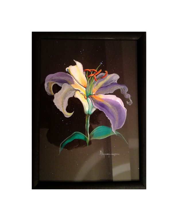 Lily - Pictura Originala in Acuarela - Nature & Colors Collection