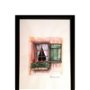 Fairytale window. Pictura Originala in acuarela - Nature & Colors Collection
