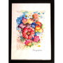 Flowers. Pictura Originala in Acuarela - Nature & Colors Collection