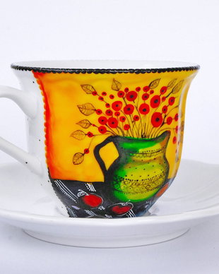 Set Ceasca cu Farfurie - Nature & Colors Collection