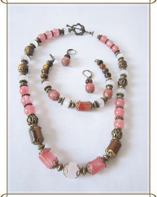 SET- CUART ROZ, CHERRY CUART SI OCHI DE TIGRU