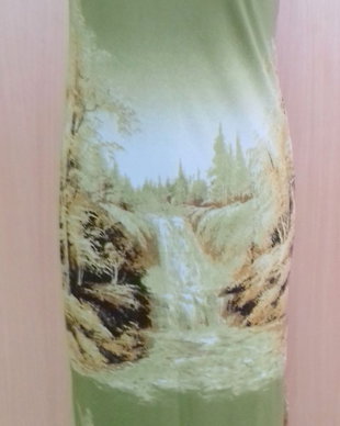 rochie cu peisaj
