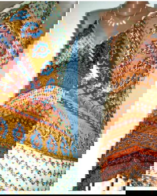 Bluza panza topita brodata cu margele