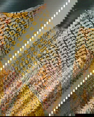 FUSTA AMPLA PATCHWORCK BUMBAC