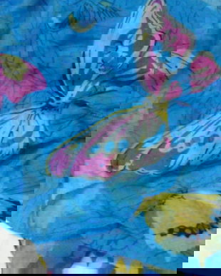 Esarfa plaja -pareo,cu fluturi