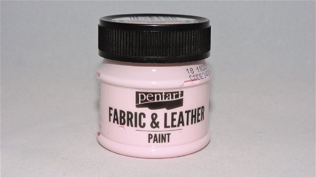Vopsea pentru textile si piele- roz pal- 50ml- 34804