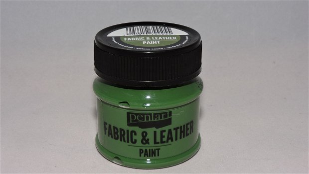 Vopsea pentru textile si piele- verde pin- 50ml- 34810
