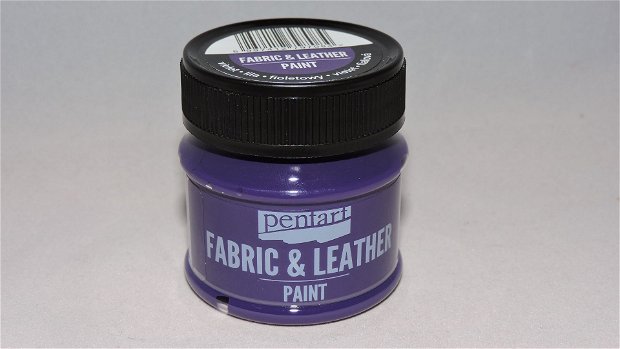 Vopsea pentru textile si piele- violet- 50ml- 34806
