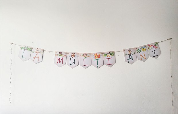 Banner zi de nastere, Banner La multi ani, banner copii, la multi ani, banner petrecere