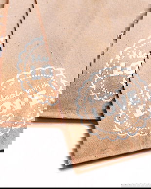 Pliculete natur cu burduf lateral  si stampila Thank you / Made with Love - ambalaj kraft paper