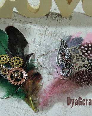 Cocarde mire/nas steampunk