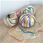 Fir de tricotat croșetat colorat lana acril