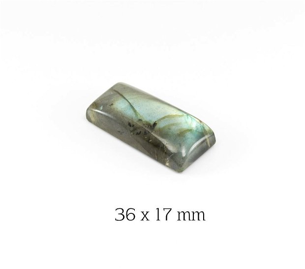 Cabochon Labradorit Clasa B, 36 x 17 mm, B01