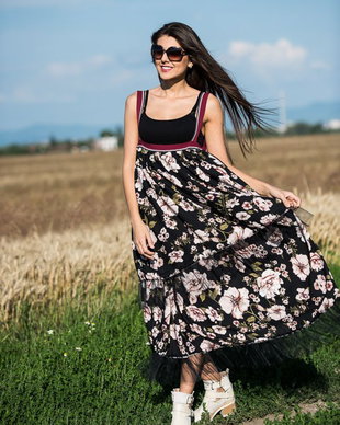 sarafan oversize din voal